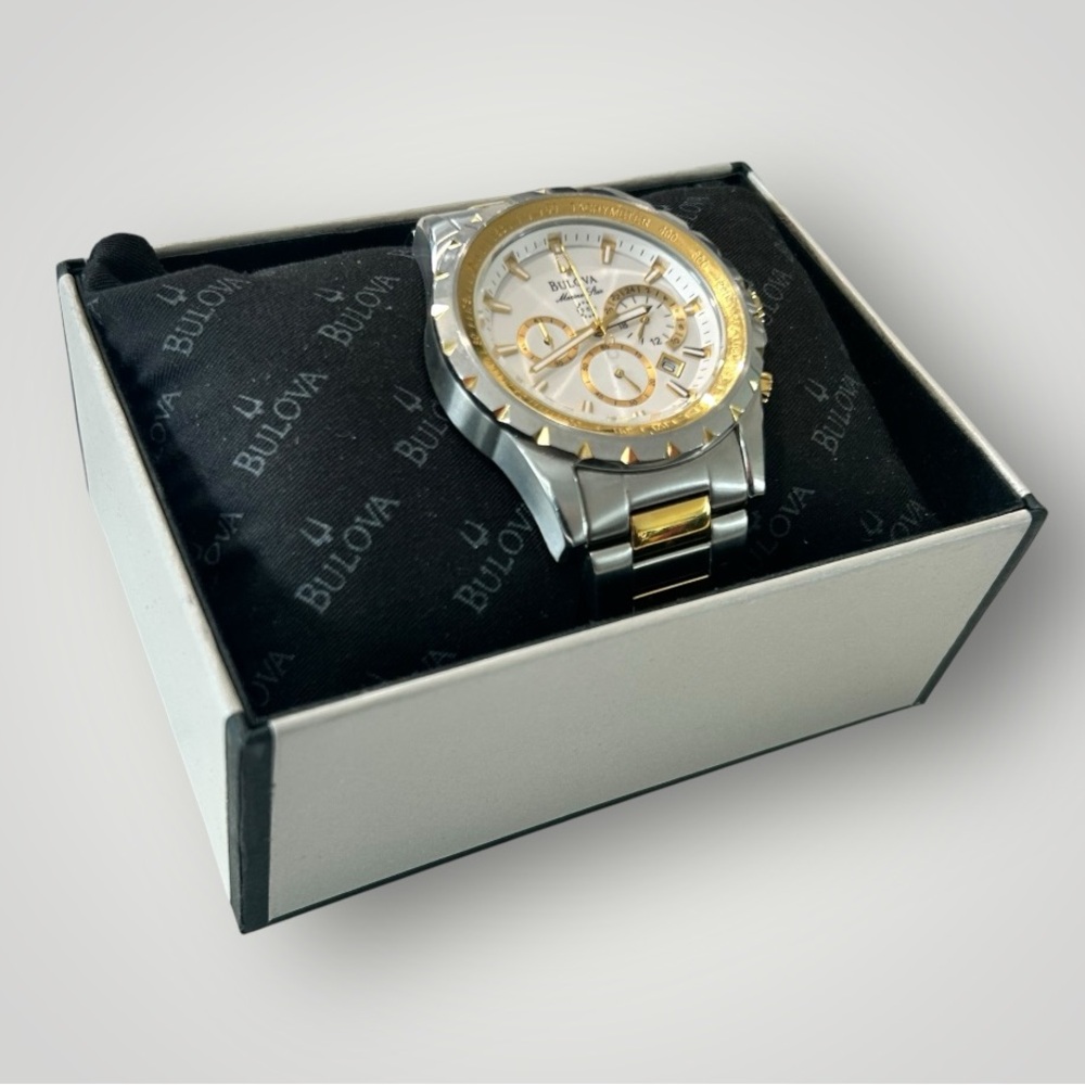 Bulova Two Tone Marine Star Watch